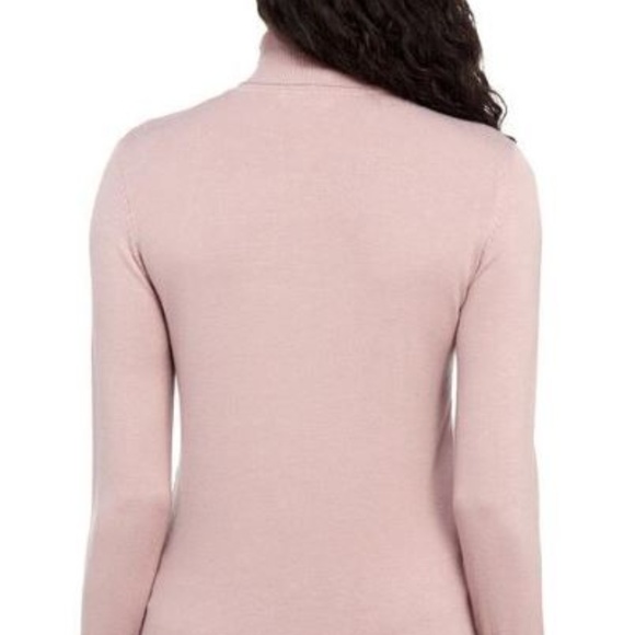 JOSEPH A. Zipper Shoulder Turtleneck Grey Rose - Picture 7 of 8